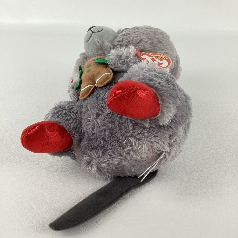 Ty Beanie Boos Mac Bundles Flakes Christmas Mouse 9" Plush Stuffed Toy Lot TAGS - Picture 6 of 13